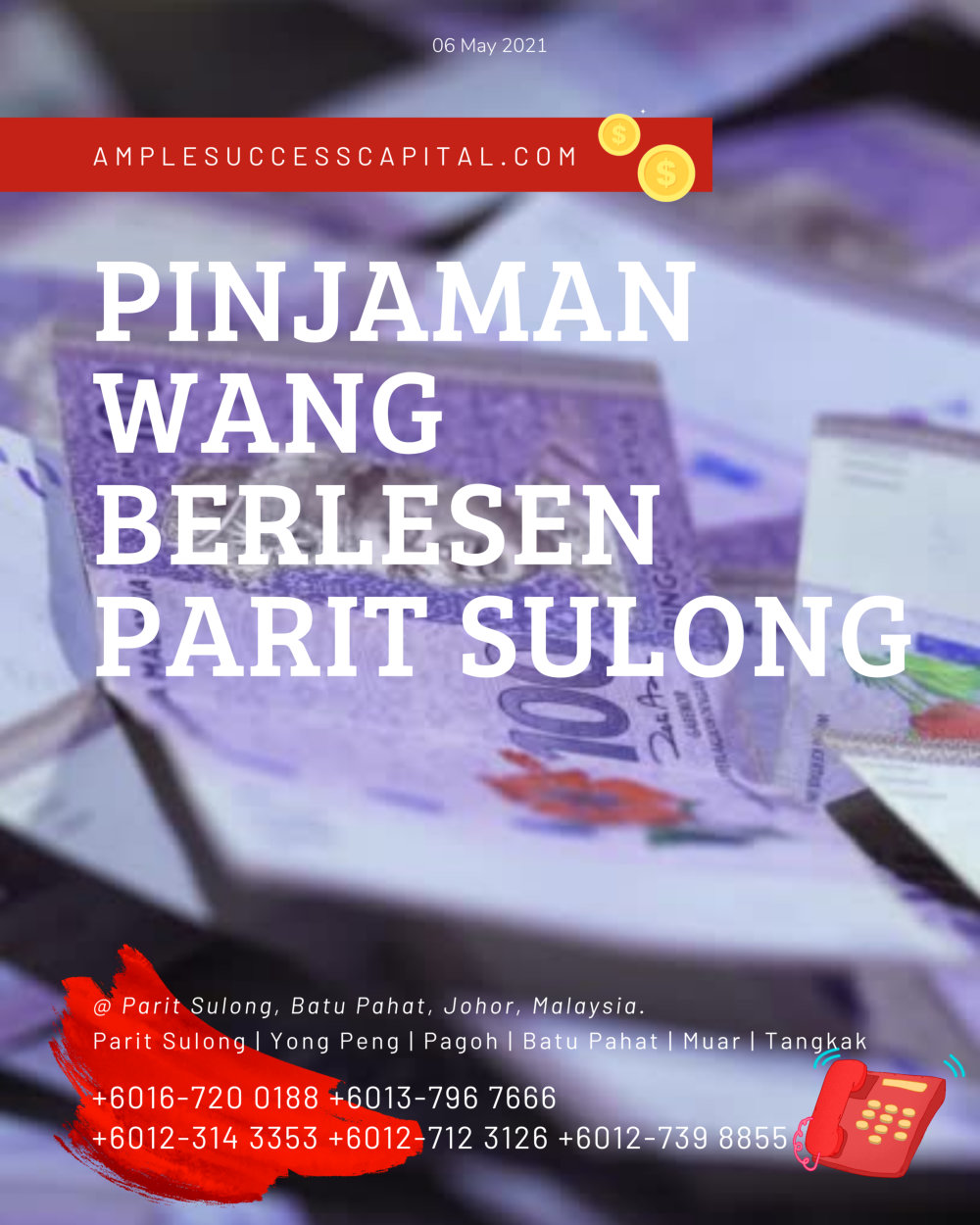 Pinjaman Wang Parit Sulong Pinjaman Wang Batu Pahat Pinjaman Wang Muar Pinjaman Wang Berlesen Parit Sulong Loan Ample Success Capital A13