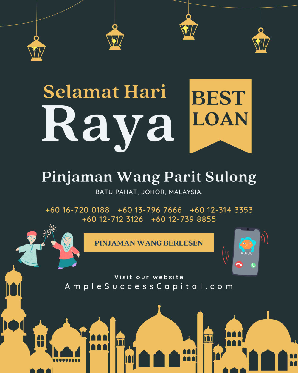 Pinjaman Wang Parit Sulong Pinjaman Wang Batu Pahat Pinjaman Wang Muar Pinjaman Wang Berlesen Parit Sulong Loan Ample Success Capital A21